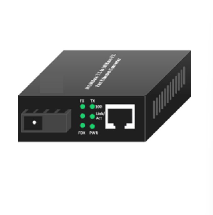 10/100Base-TX RJ45 Fast Ethernet Media Converter